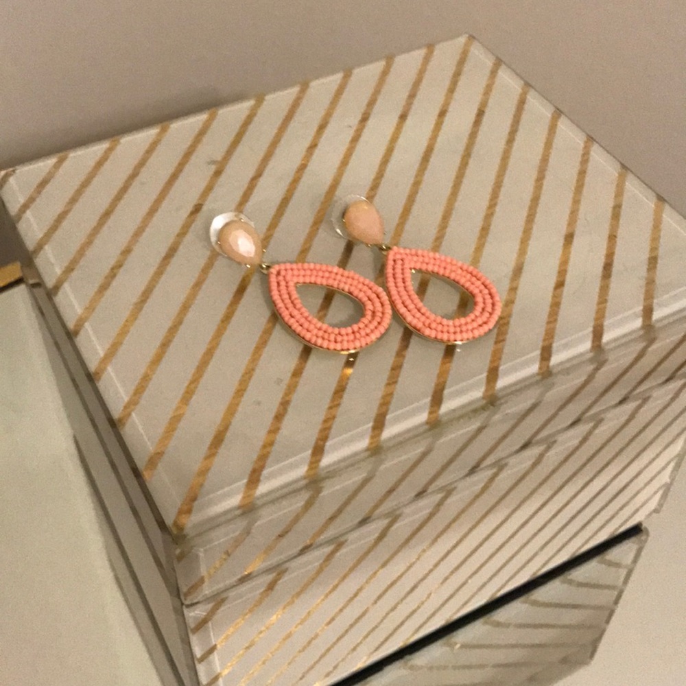 Blush pink earrings